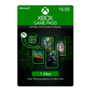 Tarjeta Digital Xbox 1 Month Game