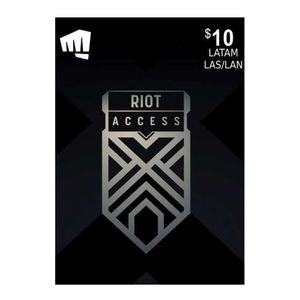 Tarjeta Digital Riot Access Latam de  $10