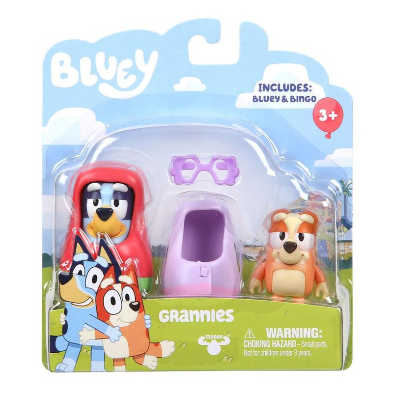 Bluey Set 2 Figuras Bluey Y Bingo Colas De Sirena