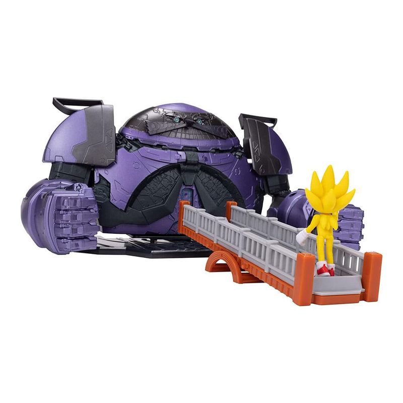 Figura de Robot Gigante Eggman Sonic 2 Con Accesorios