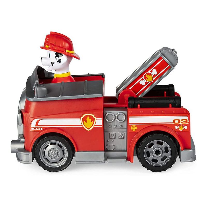 Carro de Bomberos Paw Patrol Con Marshall a Control Remoto