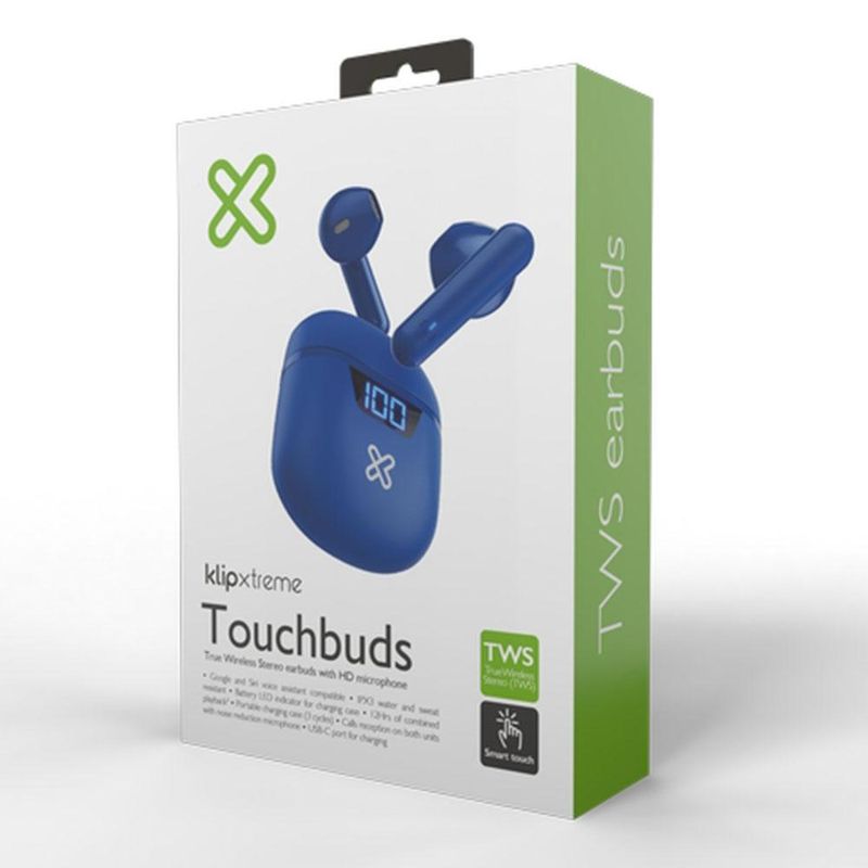 Aud fonos inal mbricos klip xtreme touchbuds