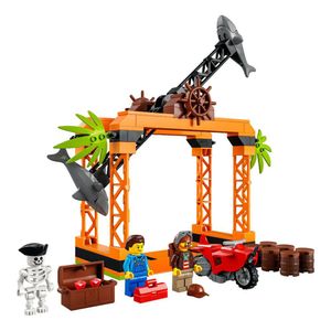 Bloques Lego City Desafío Acrobático Ataque Del Tiburón
