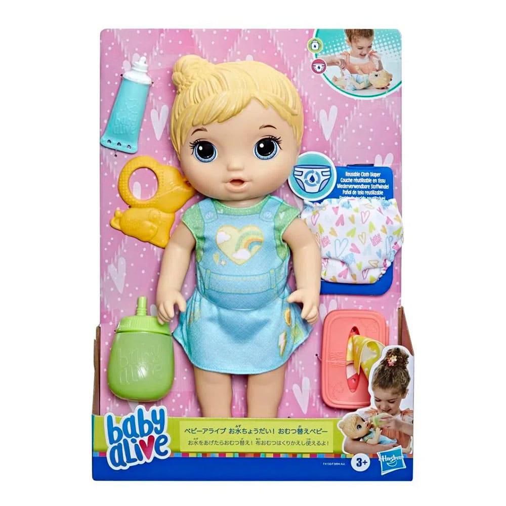 Muneca Baby Alive Cambio de Panal Con Accesorios