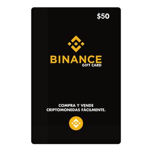 Tarjeta Digital Binance Gift Card $50