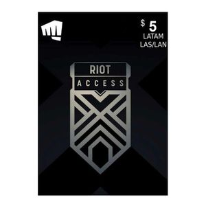 Tarjeta Digital Riot Access Latam $5