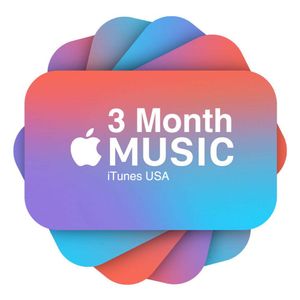 Tarjeta Digital Apple Music 3 Month Us