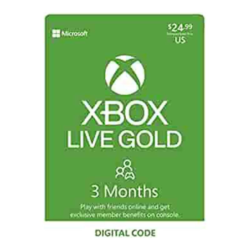 Tarjeta Digital Xbox Live 3 Month Usa