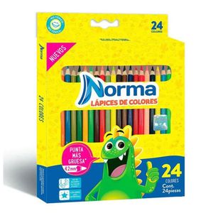 Lápices Colores X24 Norma