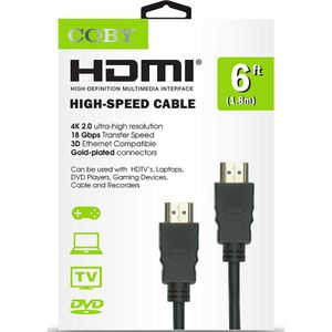 Cable Hdmi Coby 6Ft Ultra Hd