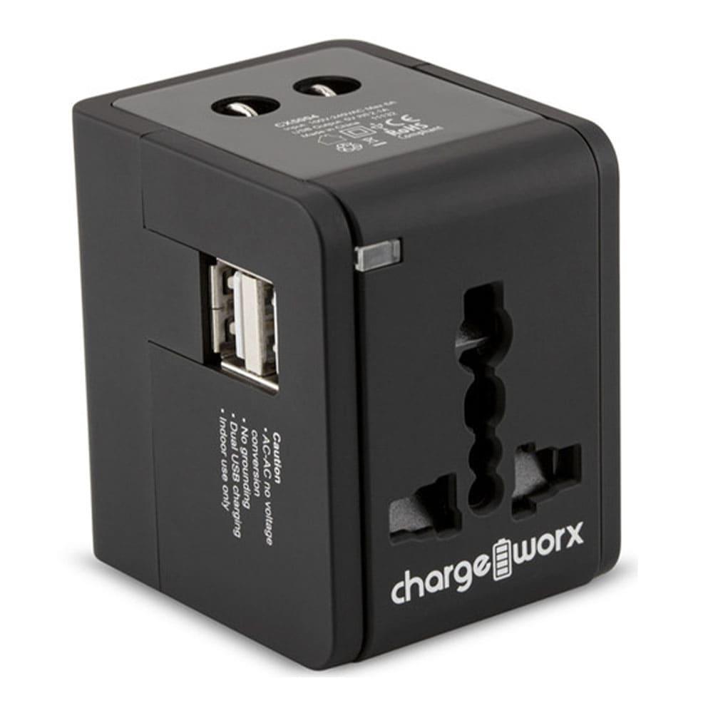 chargeworx international travel adapter