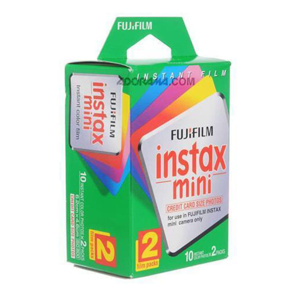 Fujifilm Instax Mini Twin Pack - Película instantánea con formato de imagen  a la luz del día, paquete de 2 (40 fotos)