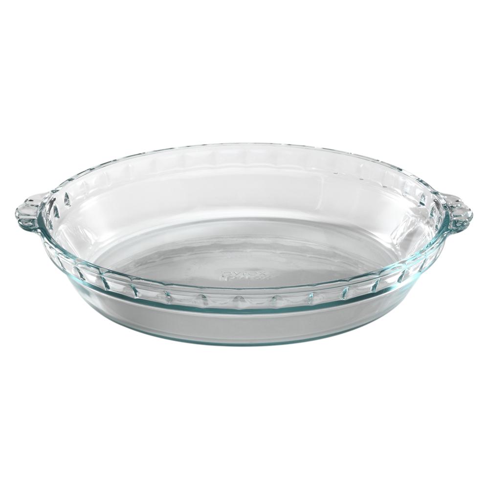 Refractario redondo pyrex de vidrio 9 