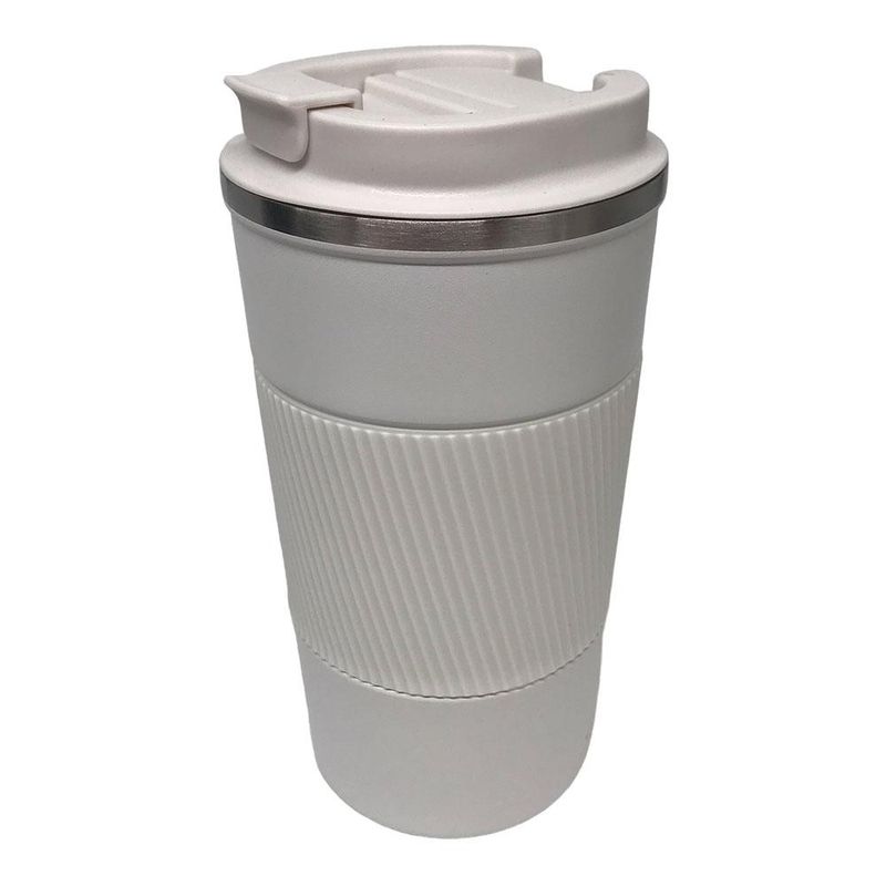 Vaso Termico Mug 510ml Con Tapa - Blanco