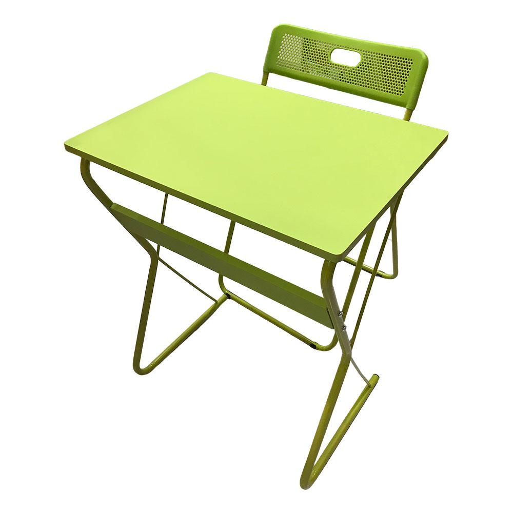 Conjunto de mesa plegable con cuatro sillas para comedor fabricado en  hierro y MDF Vida XL