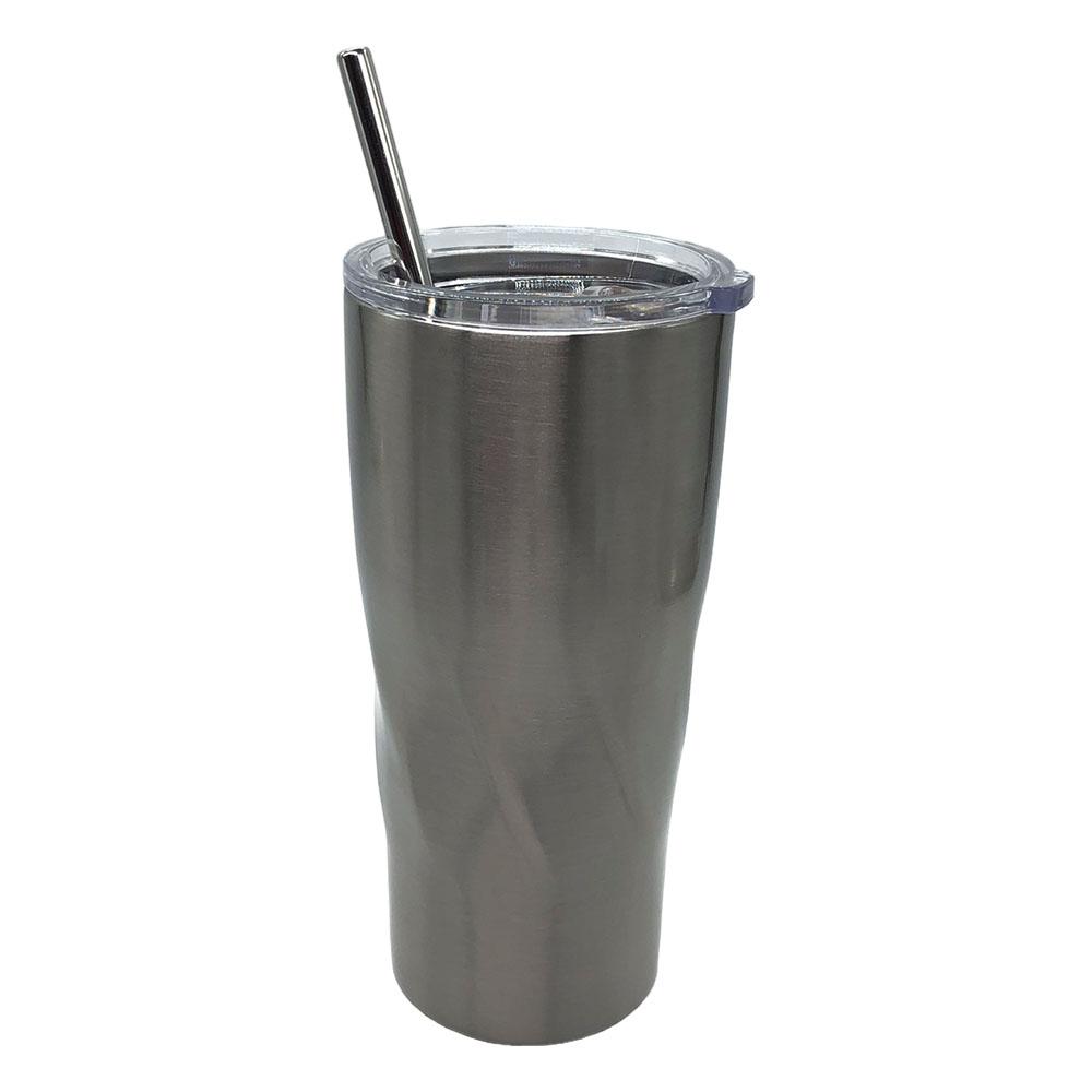 Vaso Acero Inoxidable con tapa 22031