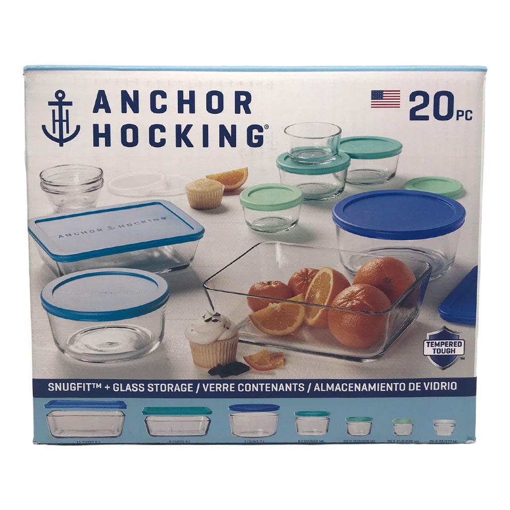  Anchor Hocking - Contenedor de vidrio : Hogar y Cocina