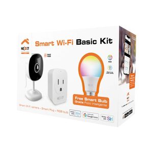 Kit Básico Nexxt Solutions Smart Wi-Fi Cámara + Enchufe + Bombilla