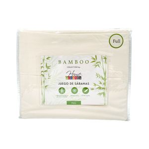 Sabana Full 4 Piezas Bamboo Beige