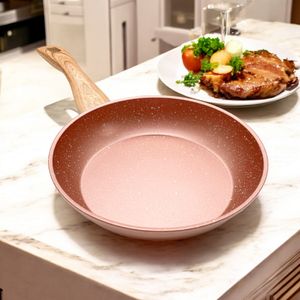 Sartén Antiadherente 8Plg Cook With Color de Aluminio - Rose Gold