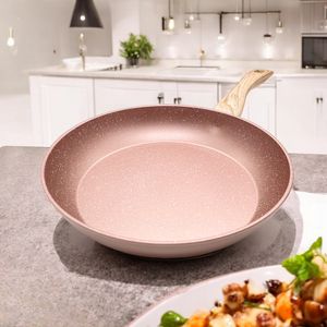 Sartén Antiadherente 11Plg Cook With Color de Aluminio - Rose Gold